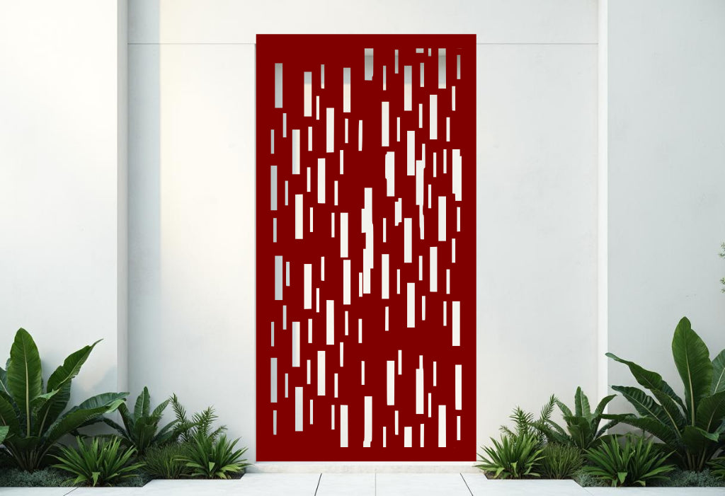 Matrix screen in Manor Red, making a bold visual impact with deep, dramatic hues for modern environments.