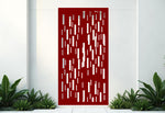 Matrix screen in Manor Red, making a bold visual impact with deep, dramatic hues for modern environments.