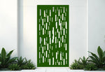 Matrix privacy screen in Mistletoe, blending effortlessly into nature with its rich, earthy tone.