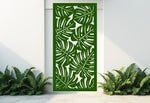 Monstera privacy screen in Mistletoe, perfectly harmonizing with greenery for a seamless botanical feel.