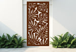 Rust Patina Monstera panel, adding vintage charm with an earthy, weathered finish.