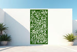 Bamboo Tangle privacy screen in Mistletoe, a deep, lush green that blends seamlessly into garden landscapes, emphasizing the natural bamboo theme.